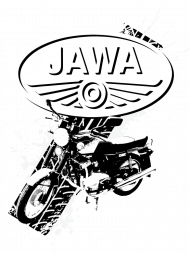 Koszulka motocyklowa JAWA - damska