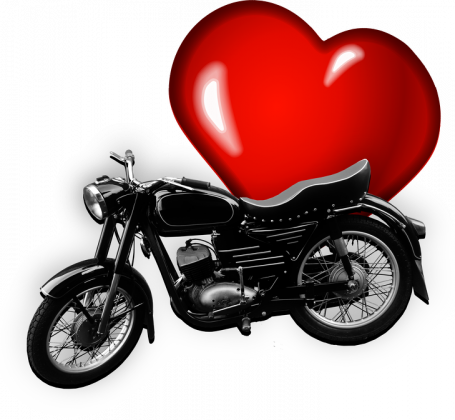 Koszulka motocyklowa I love WSK - damska