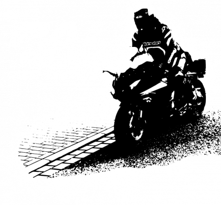 Pal gume nie duszę - Męska koszulka motocyklowa
