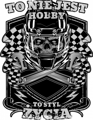To nie jest hobby, to styl życia - męska koszulka motocyklowa