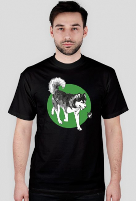 HAPPY HUSKY t-shirt męski - Husky Love