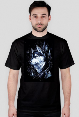 HUSKY FOREST t-shirt męski - Husky Love
