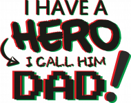 Koszulka męska Hero Dad - PoppyField