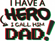 Koszulka dziecięca Hero Dad - PoppyField