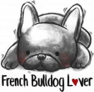 French bulldog koszulka męska