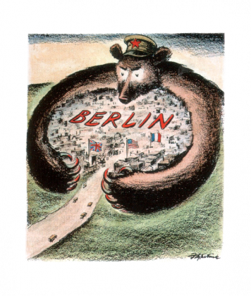 Niedźwiedź z Berlina - zimna wojna - propaganda ZSRR 01