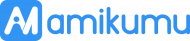 Blouse: Amikumu Logo (Blue)