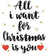 Miłosny świąteczny kubek na prezent - all i want for christmas is you