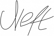 Kubek z czarnym logo i autografem