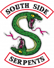 South Side Serpents Riverdale bluza bejsbolówka męska czarna