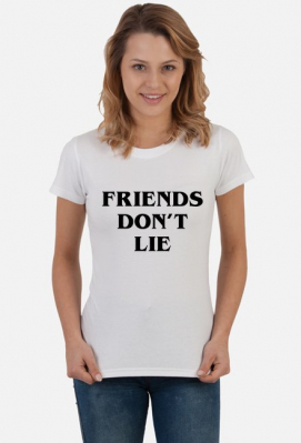 Friends don't lie  Stranger Things koszulka damska - Red Sheep