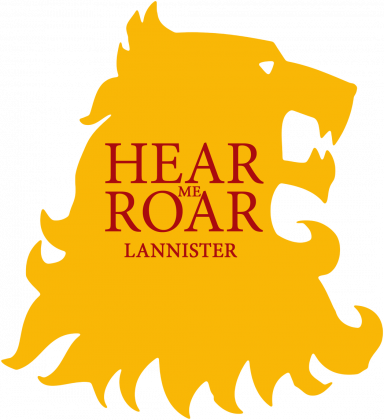 Hear me roar Lannister Gra o tron koszulka męska