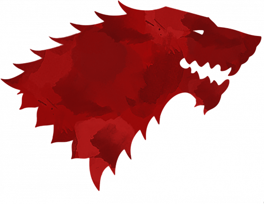Wolf The North Members Gra o tron bluza z kapturem męska czarna