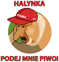 Kubek podej mnie piwo Halynka