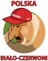 Polska kubek biało czerwoni