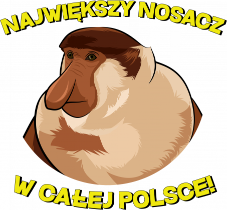Największy Nosacz w całej Polsce - bluza z kapturem męska