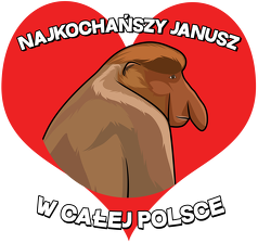 Najkochańszy Janusz w całej Polsce - kubek