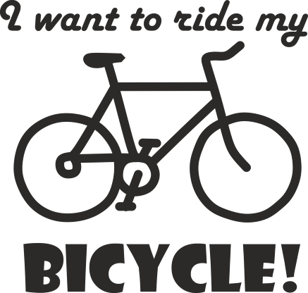 Kubek I want to ride my bicycle