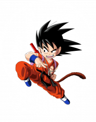 Dragon Ball T -Shirt Kid Goku With Symbol
