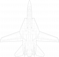 F-14 Tomcat lineart