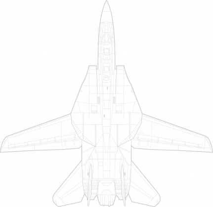 F-14 Tomcat lineart