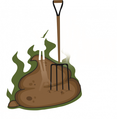 Widły w gn*ju- CZARNY BLUZA