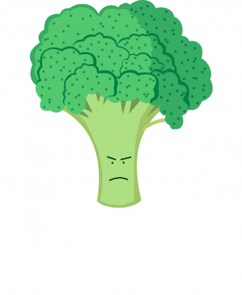 Pan brokuł -PL, biały napis