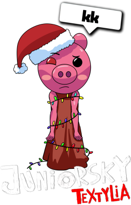 Koszulka Męska - Świąteczna Piggy