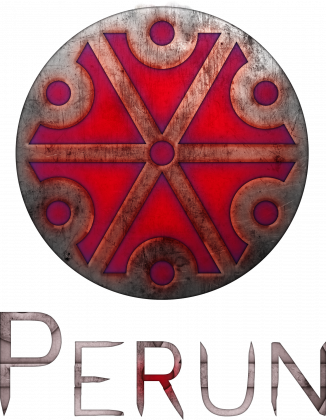 Perun steel shield t-shirt men