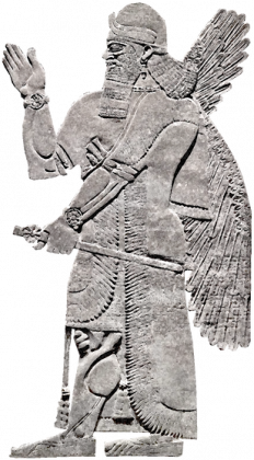 Neo-Assyrian Winged Genie Righthanded