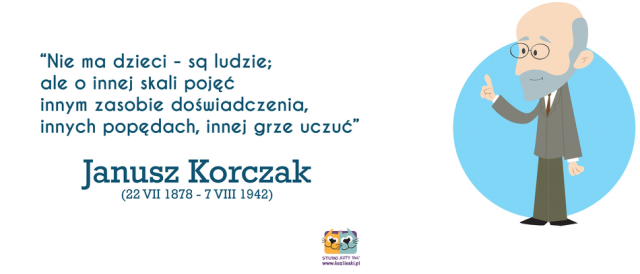 Kubek z cytatem - Janusz Korczak