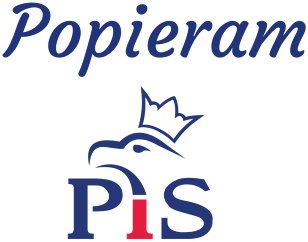 Podkładka "Popieram PiS"