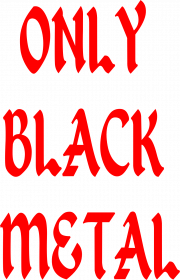 koszulka męska " only black metal/fff"