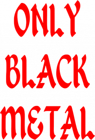 koszulka damska "only black metal/fff"