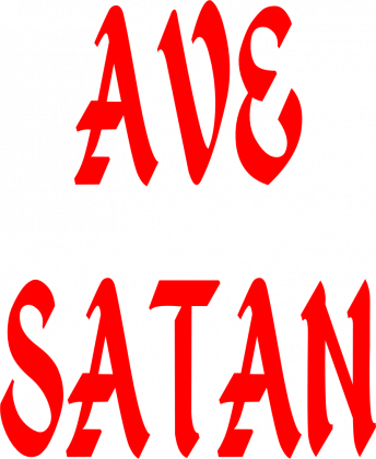 koszulka damska "ave satan/666"