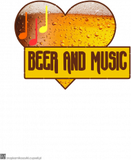 Piwo Beer Music 8 - koszulka damska