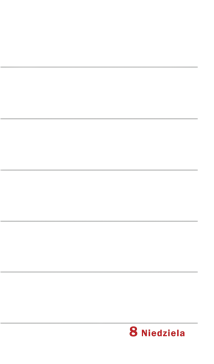Kalendarz wg studenta - napis biały