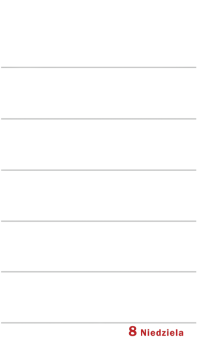 Kalendarz wg studenta - napis biały