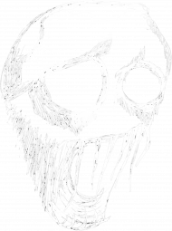 Halloween Creepy Skull