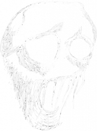 Halloween Creepy Skull