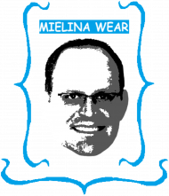 Exclusive Print "Mielina Wear" T-shirt Black