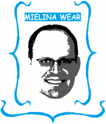 Exclusive Print "Mielina Wear" T-shirt Black