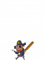 Koszulka Pirata Czarna