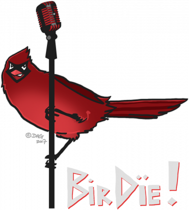 BirDIE! - Cardinal - koszulka męska