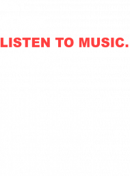 Eat.Sleep.ListenToMusic.Repeat. Bluza Damska
