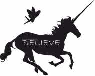 Unicorn Black Believe