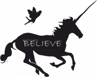 Unicorn Black Believe