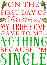 On the first day of Christmas