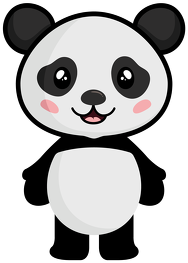 Czapka z daszkiem - Panda