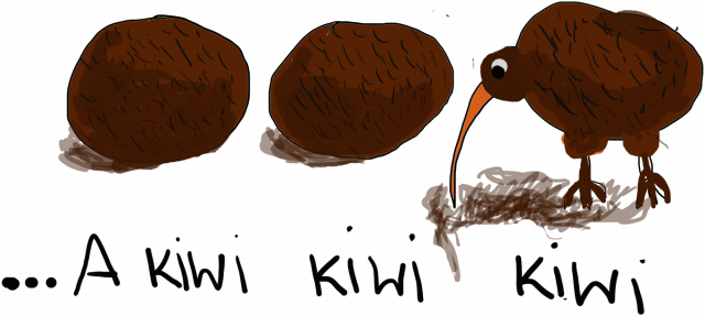 Kiwi kiwi kiwi